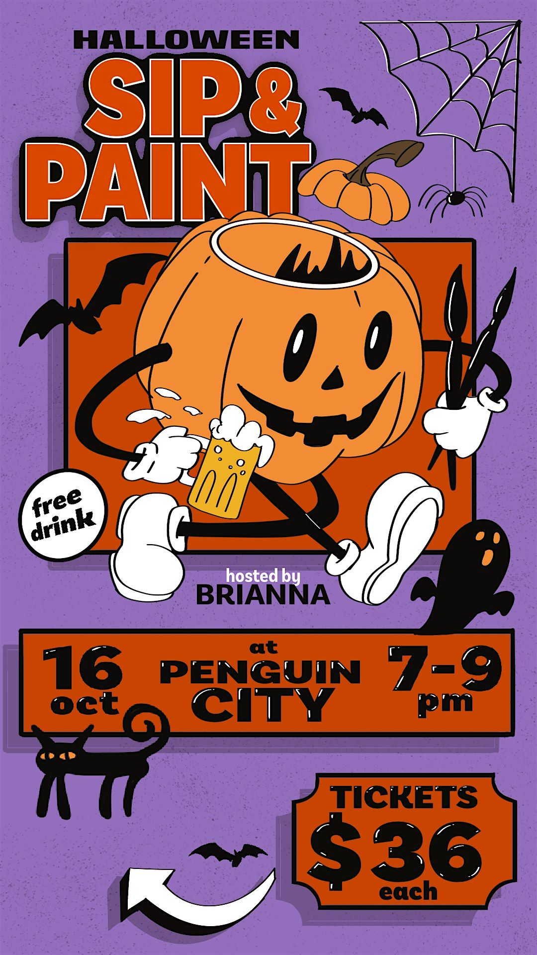 Spooky Sip & Paint!