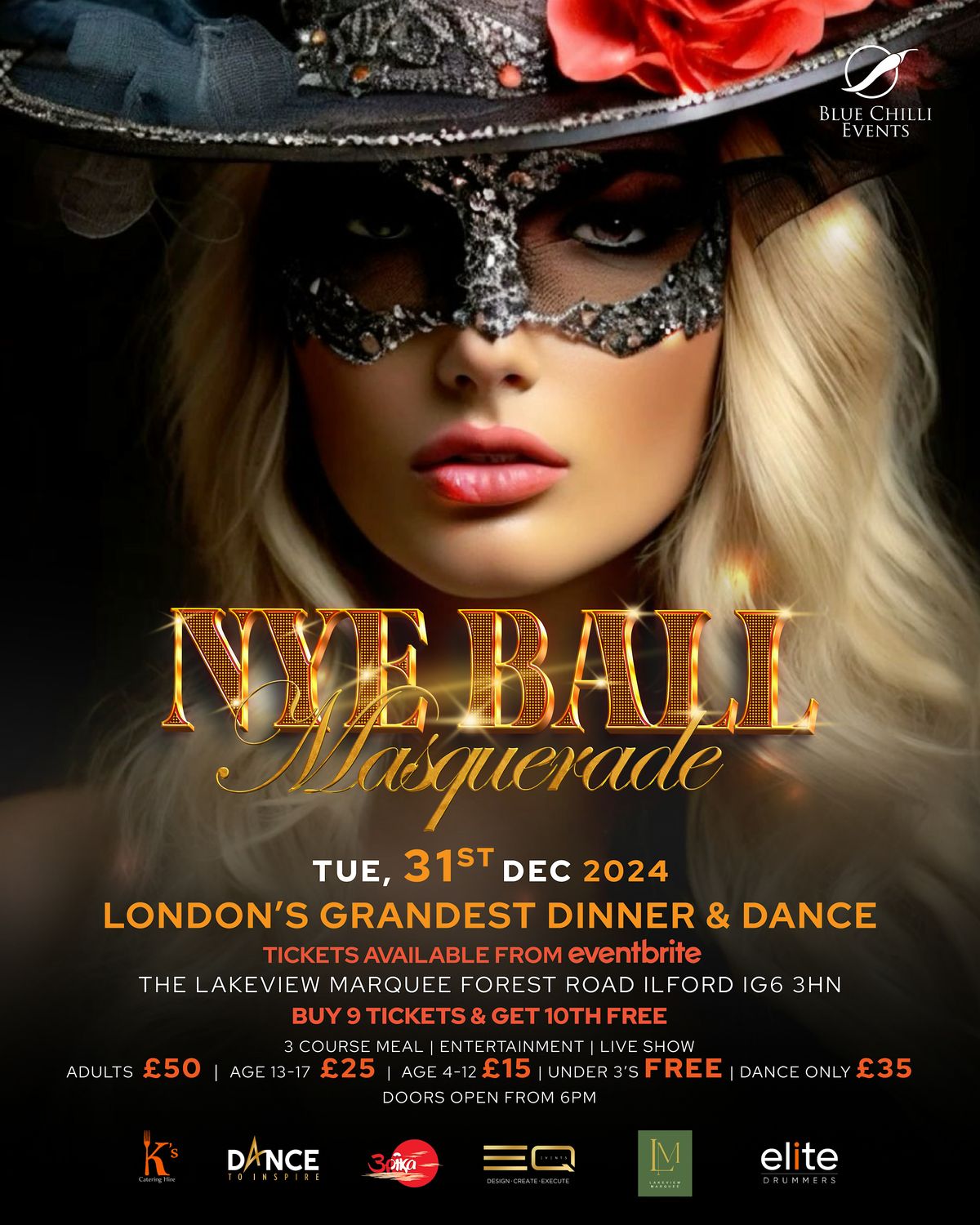 \u2728 London's Grandest Masquerade Ball NYE Party 2024 \u2728