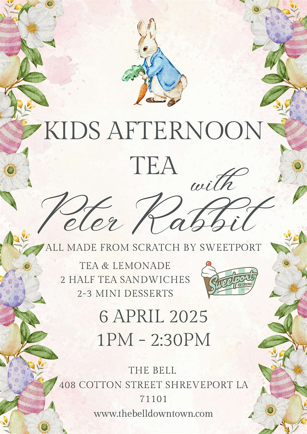 Kids Afternoon Tea with Peter Rabbit