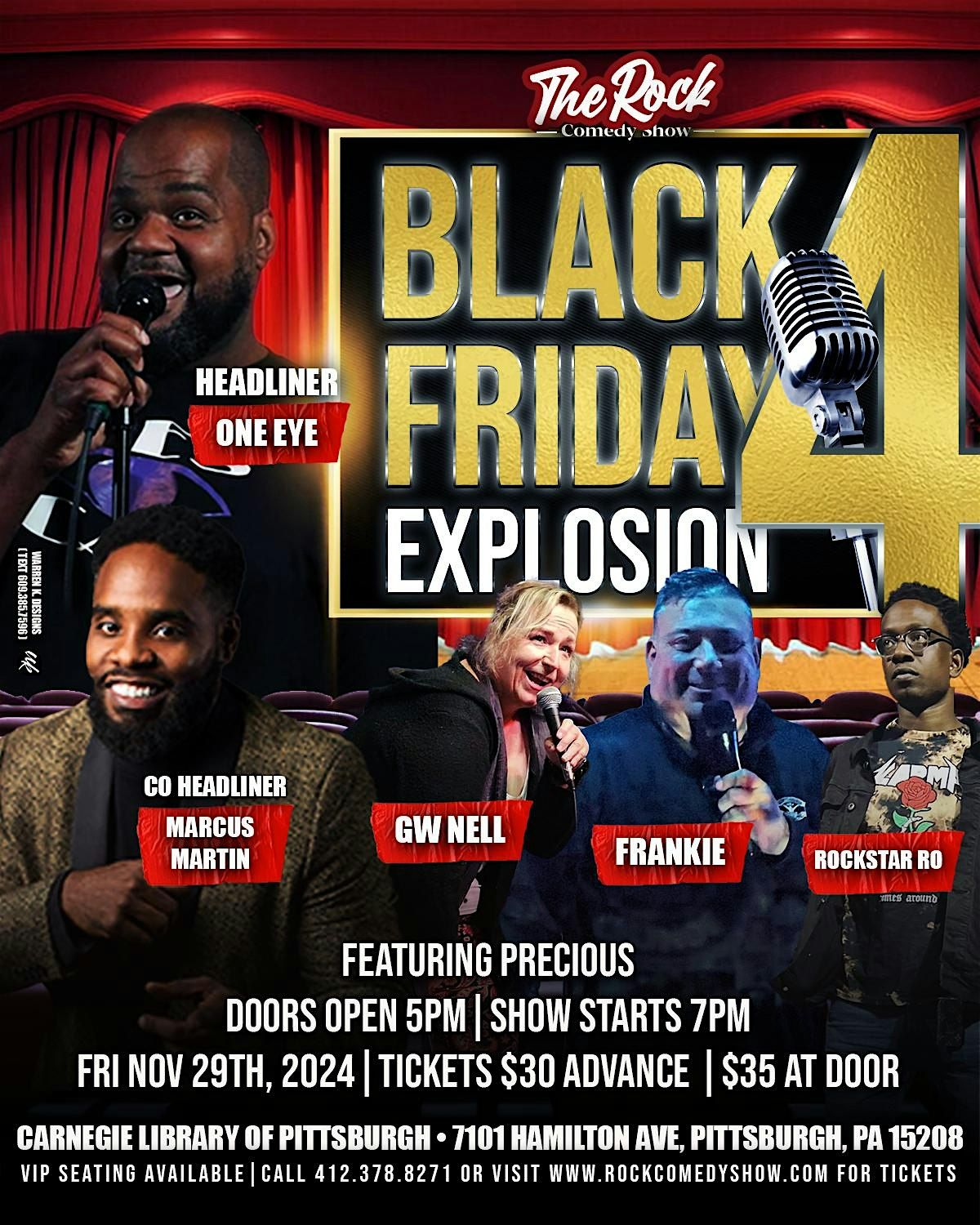 The Rock Comedy Show Black Friday Explosion 4