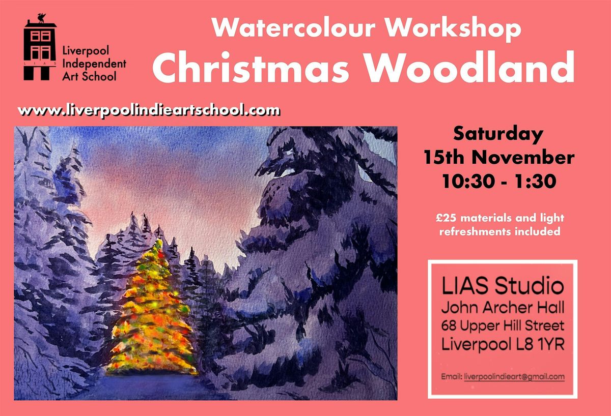 Watercolour Painting Class - Christmas Woodland