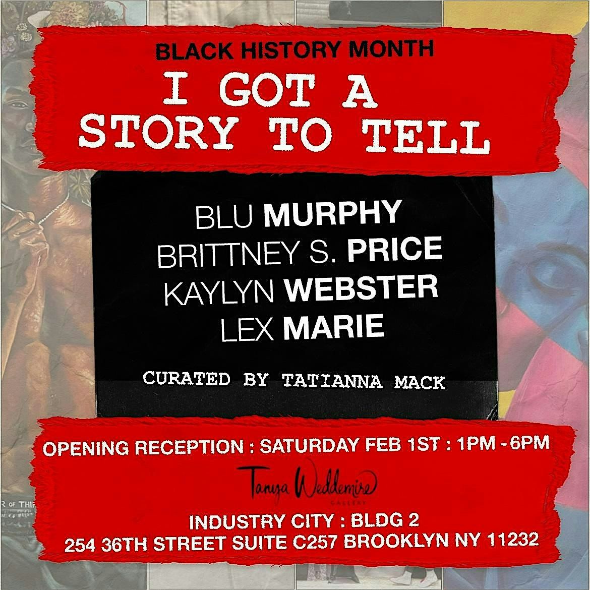 TWG celebrates Black History Month with "I Got A Story To Story" exhibition