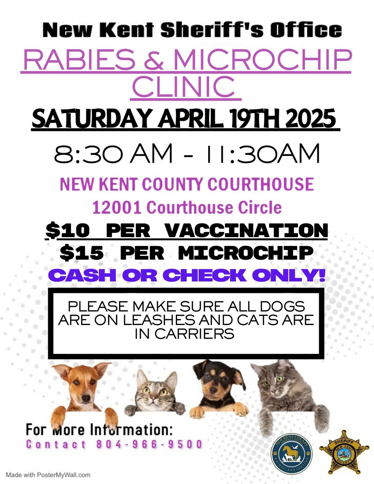 2025 NKSO Rabies and Microchip Clinic 