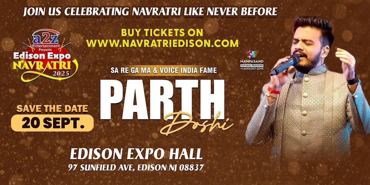 Garba With Parth Doshi @ EDISON EXPO NEW JERSEY