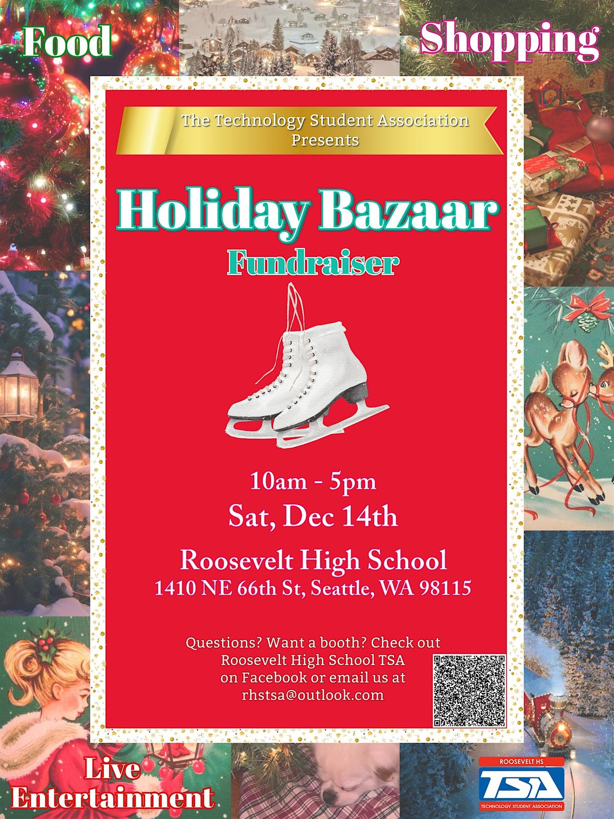 Holiday Bazaar Fundraiser at Roosevelt High School