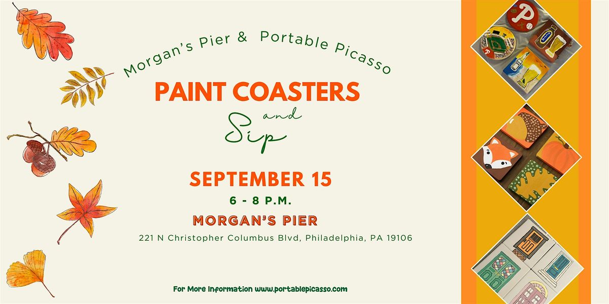 Paint Coasters & Sip - Paint and Sip