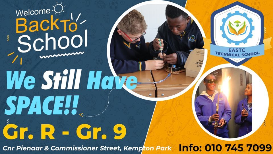 EASTC Technical School - Open Day - 13 January 2024