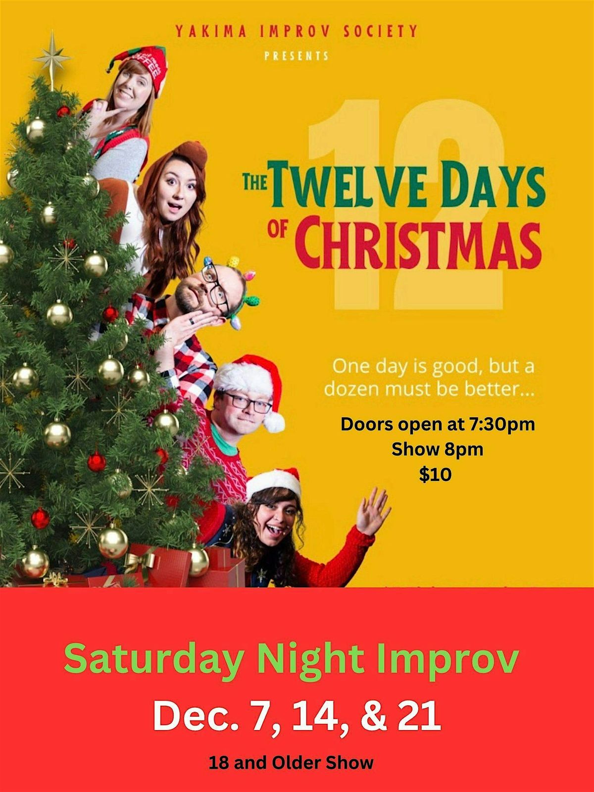 Saturday Night Improv: the 12 Days of Christmas