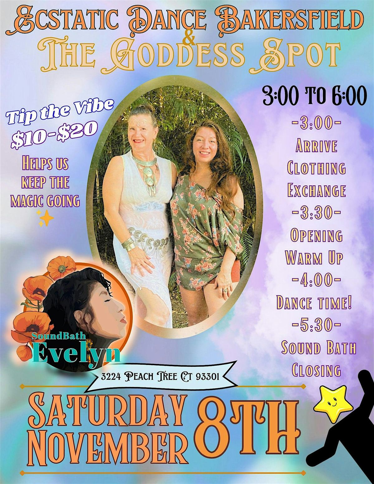 Ecstatic Dance with the ancestors at the Goddess Spot!