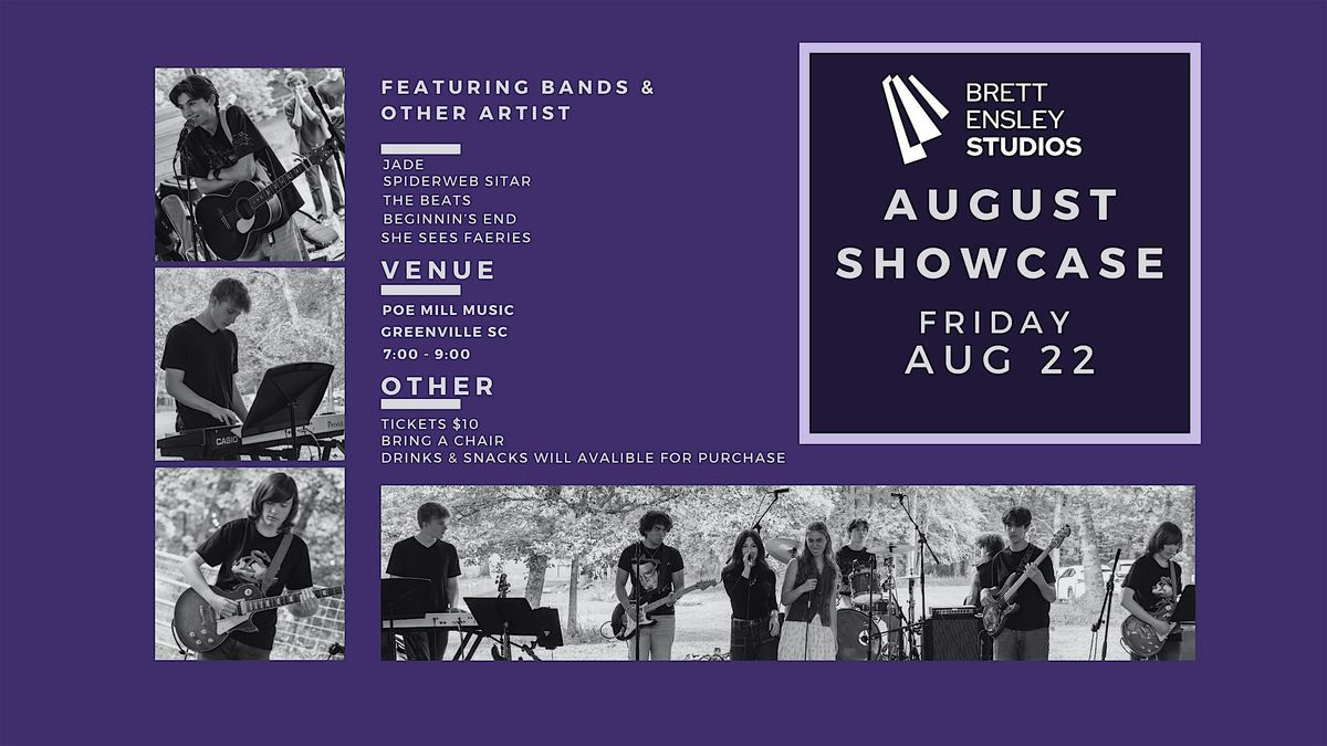 Brett Ensley Studios August Showcase