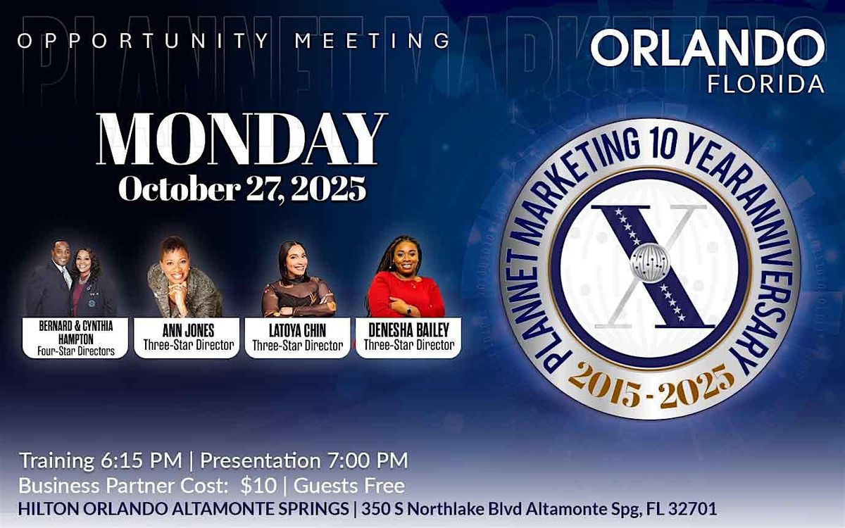 PlanNet Marketing 10 Year Anniversary Celebration Orlando