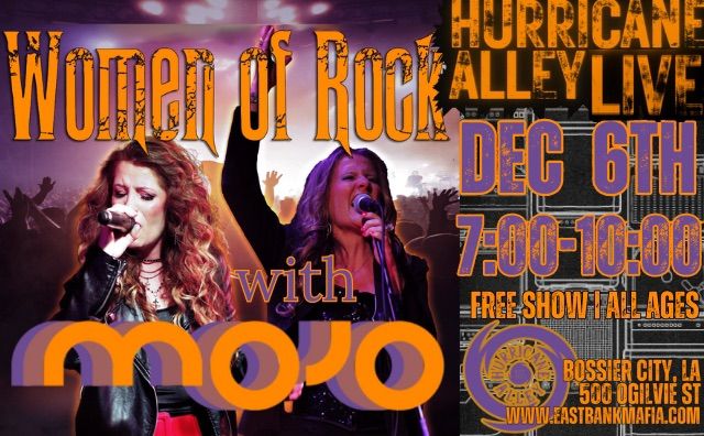 Hurricane Alley Live Presents: Women of Rock with Mojo 