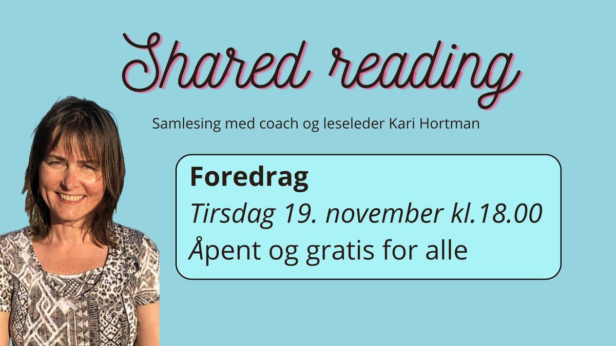 Foredrag om Shared reading