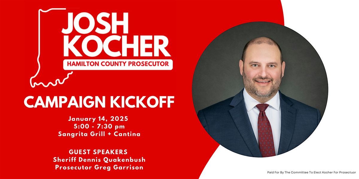 Josh Kocher for Prosecutor: Campaign Kickoff