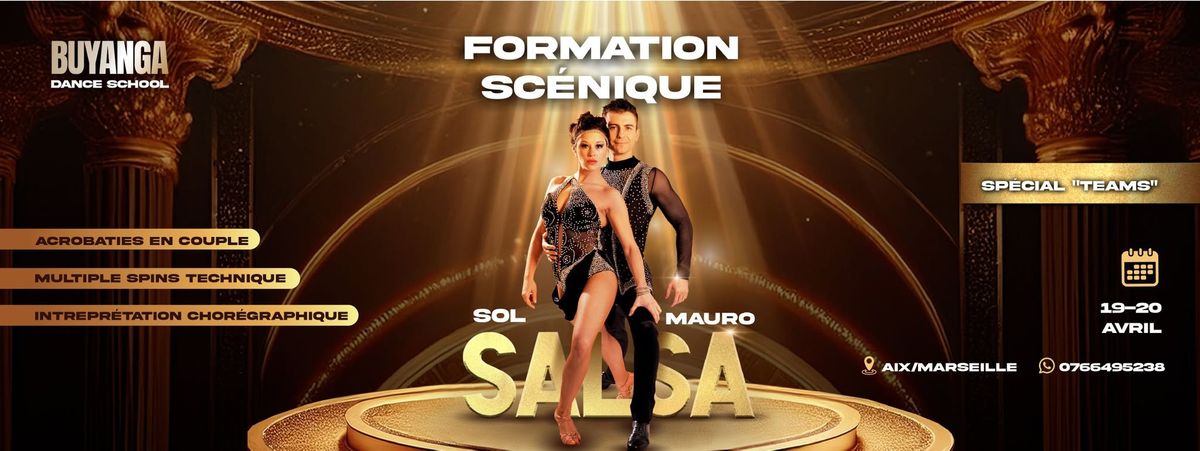 Formation Sc\u00e9nique SALSA + Stages ON 2 + Soir\u00e9e Salsa