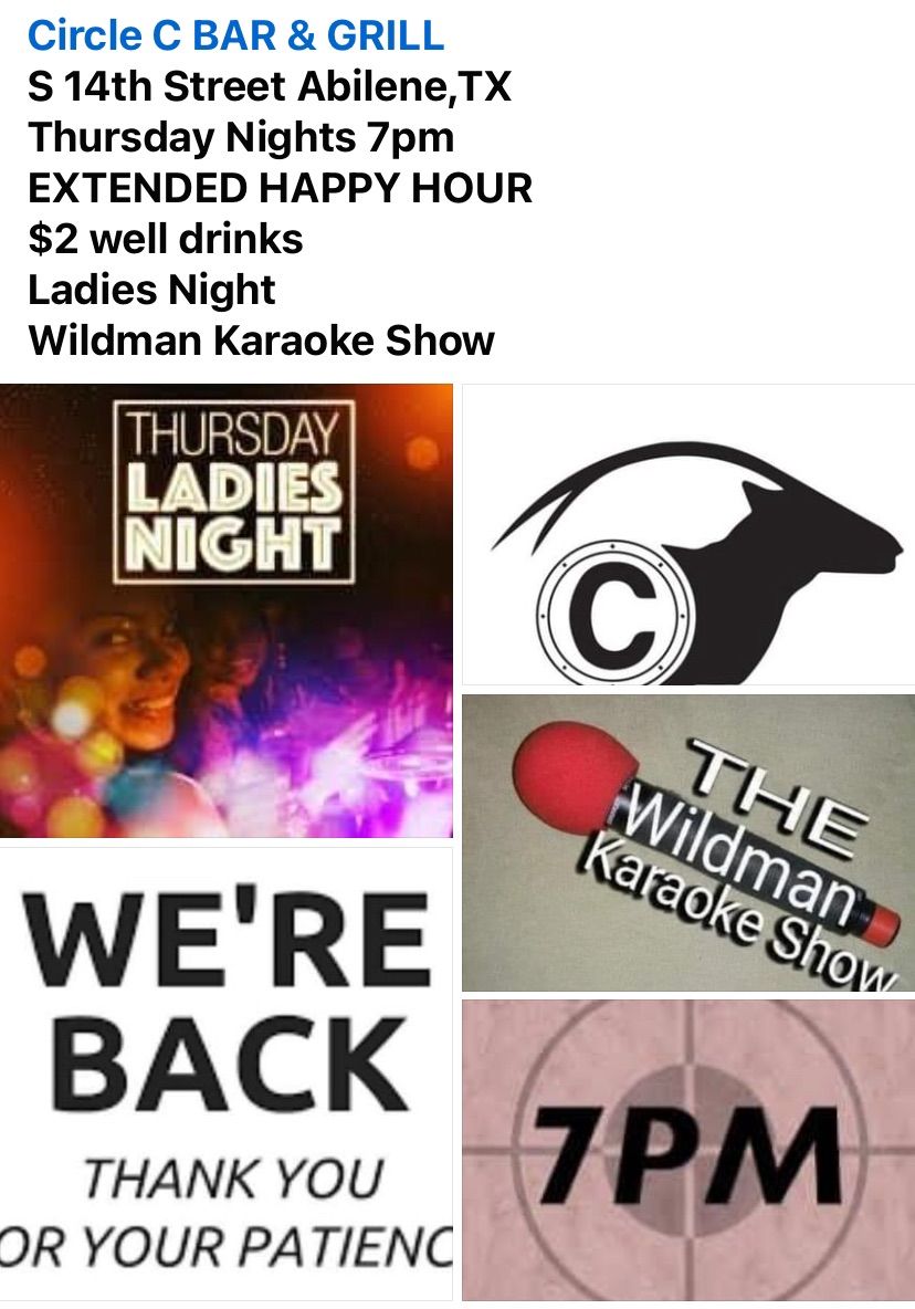 Thursday Night Wildman Karaoke Show