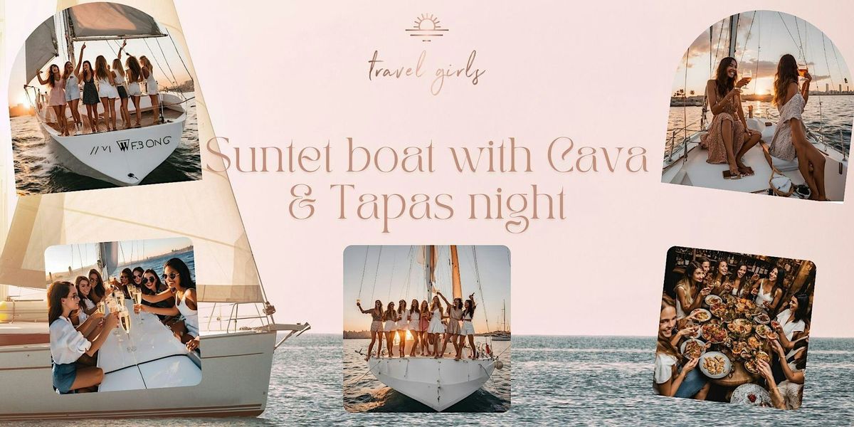 Boat Sunset with Cava & Tapas Night