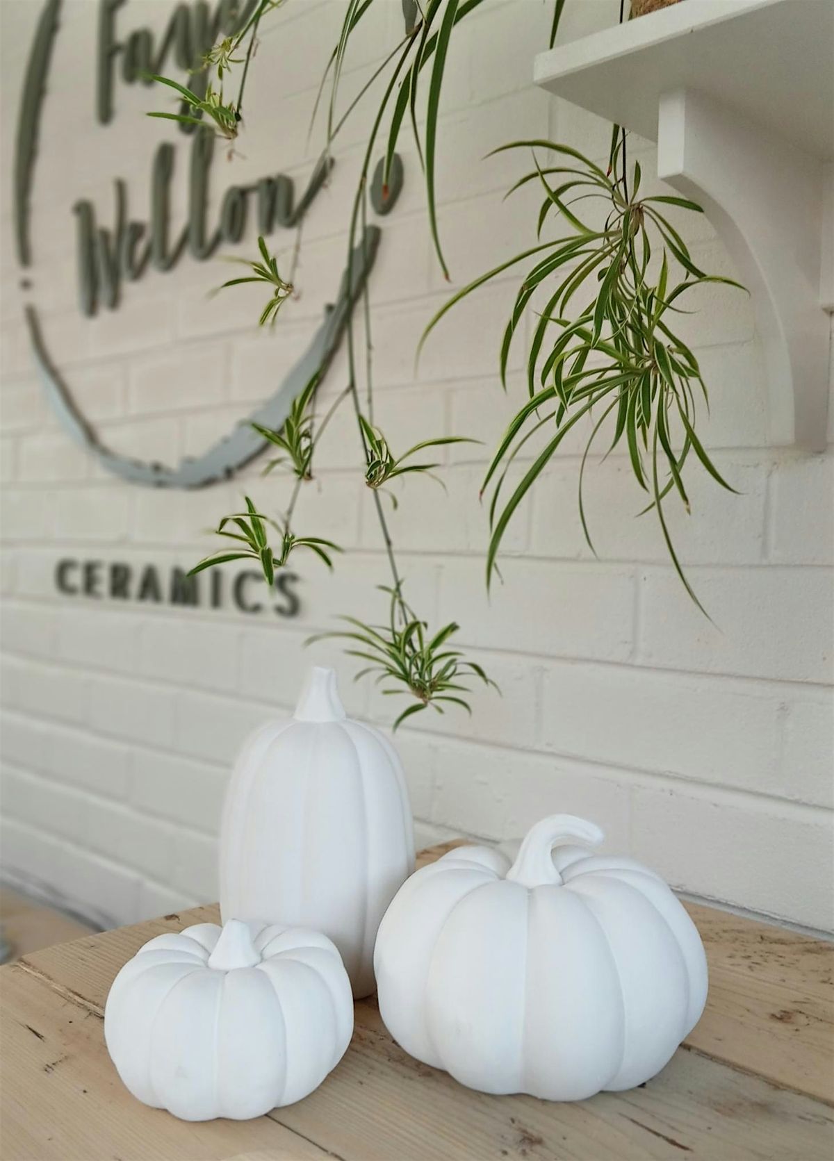 Pumpkin Pottery Painting & Prosecco Evening