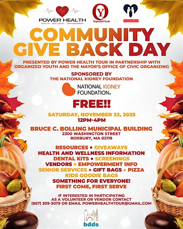 Community Give Back Day-Boston, MA