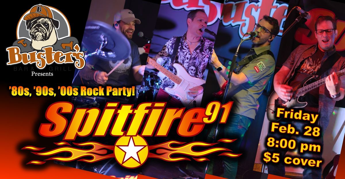 Spitfire91 rocks Buster\u2019s Bar & Grill