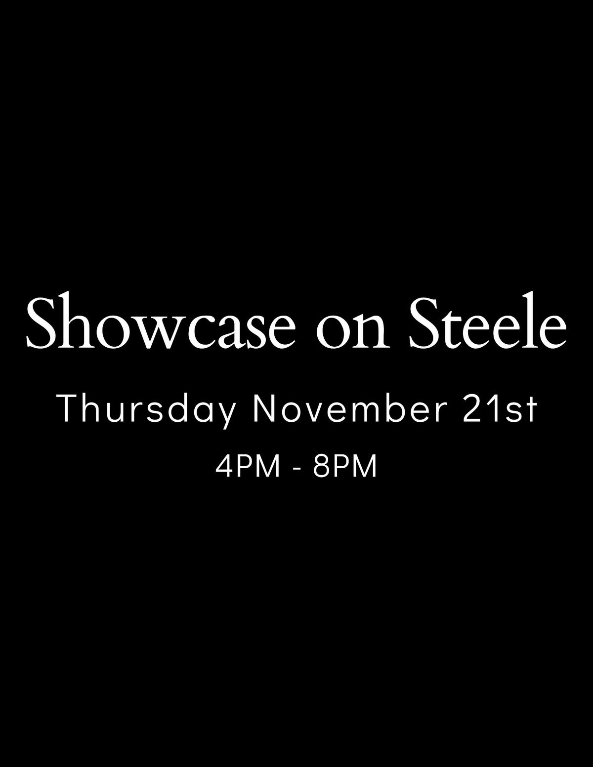 Showcase on Steele