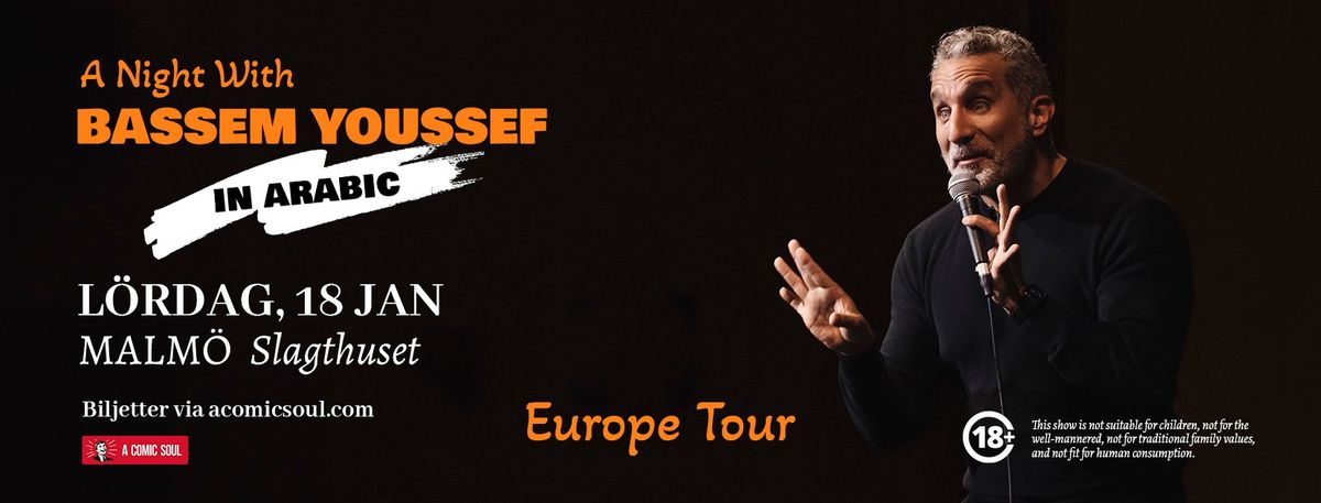 Bassem Youssef Live in Malm\u00f6