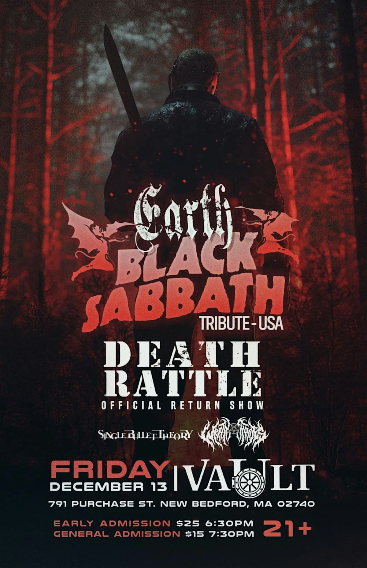 Earth - Black Sabbath Tribute \/ Death Rattle - Official Return Show