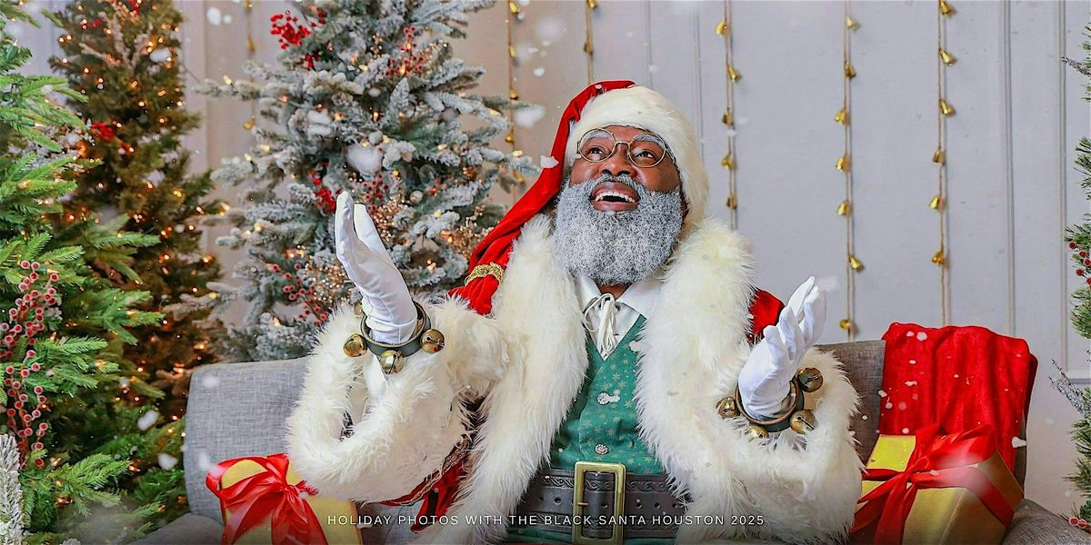 Black Santa Photos in Houston 2025 | Photo Session with Santa | Nov 15th