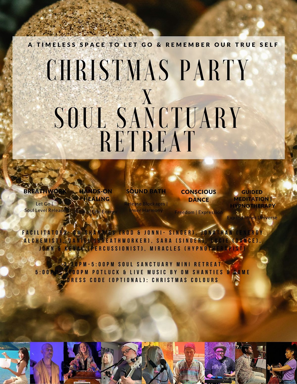 Annual Christmas Party x  Soul Sanctuary Retreat | SoundBath | Dance | Live