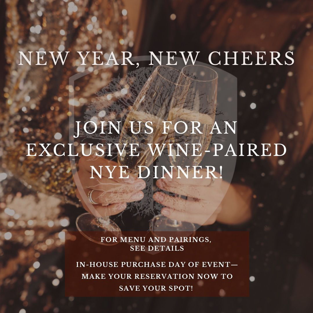 A Toast to 2024: A Three-Course Wine-Paired NYE Celebration