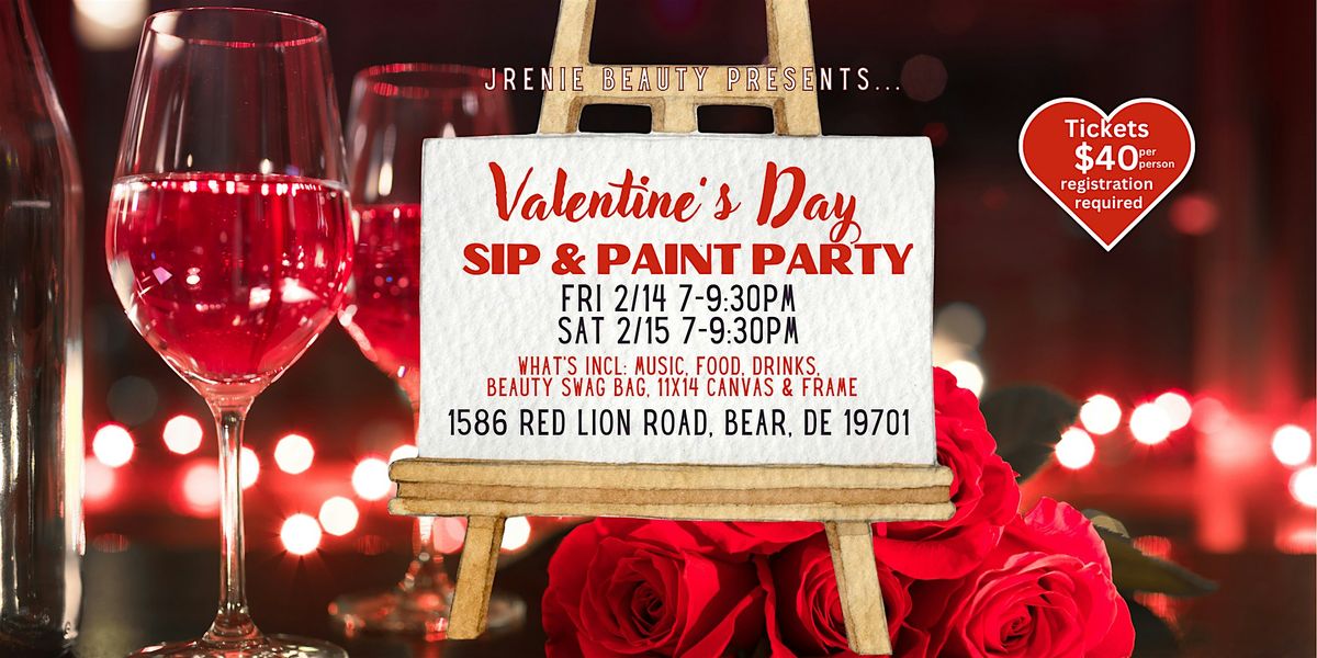 Valentine's Day Sip & Paint