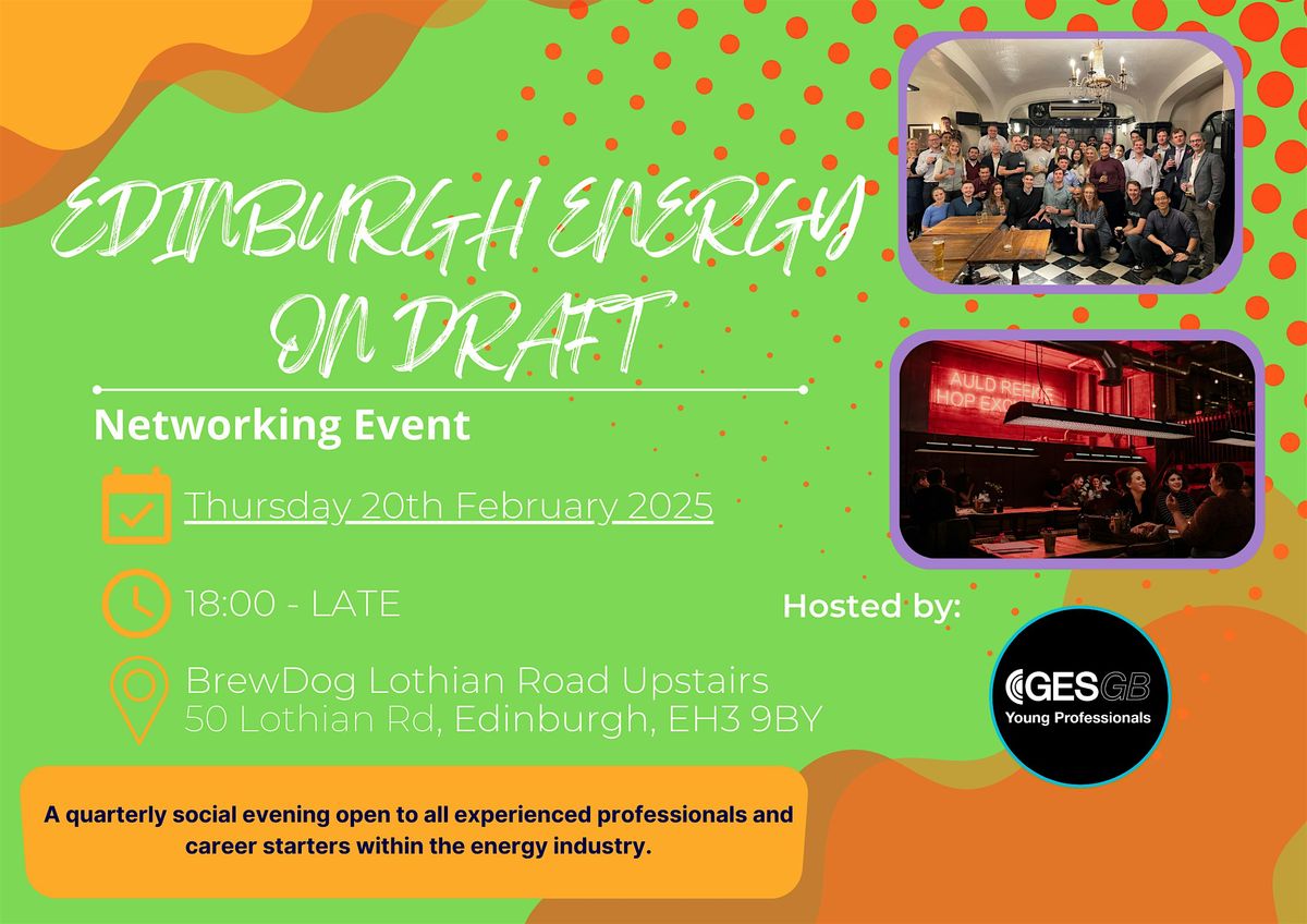 Energy on Draft - Q1 2025 Edinburgh Social Event