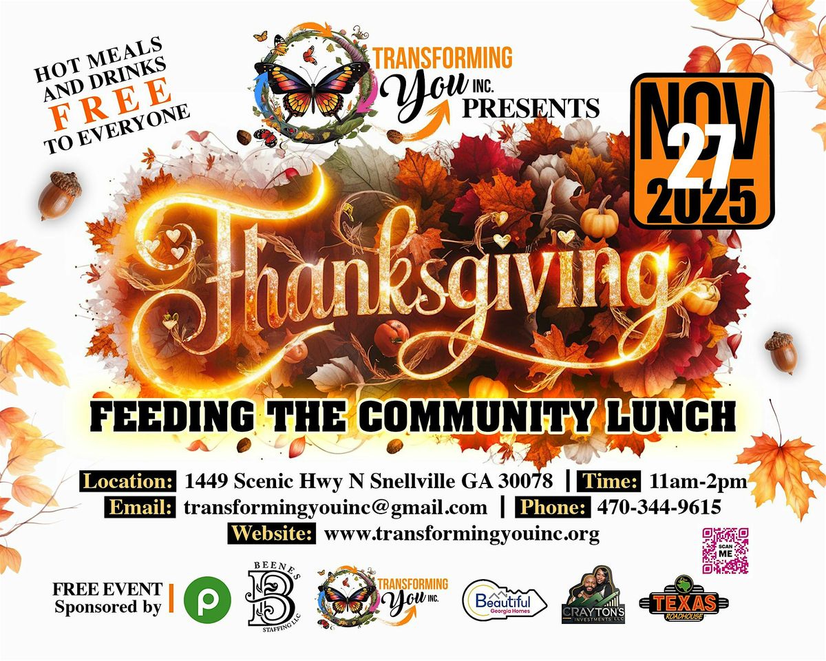 THANKSGIVING COMMUNITY LUNCH