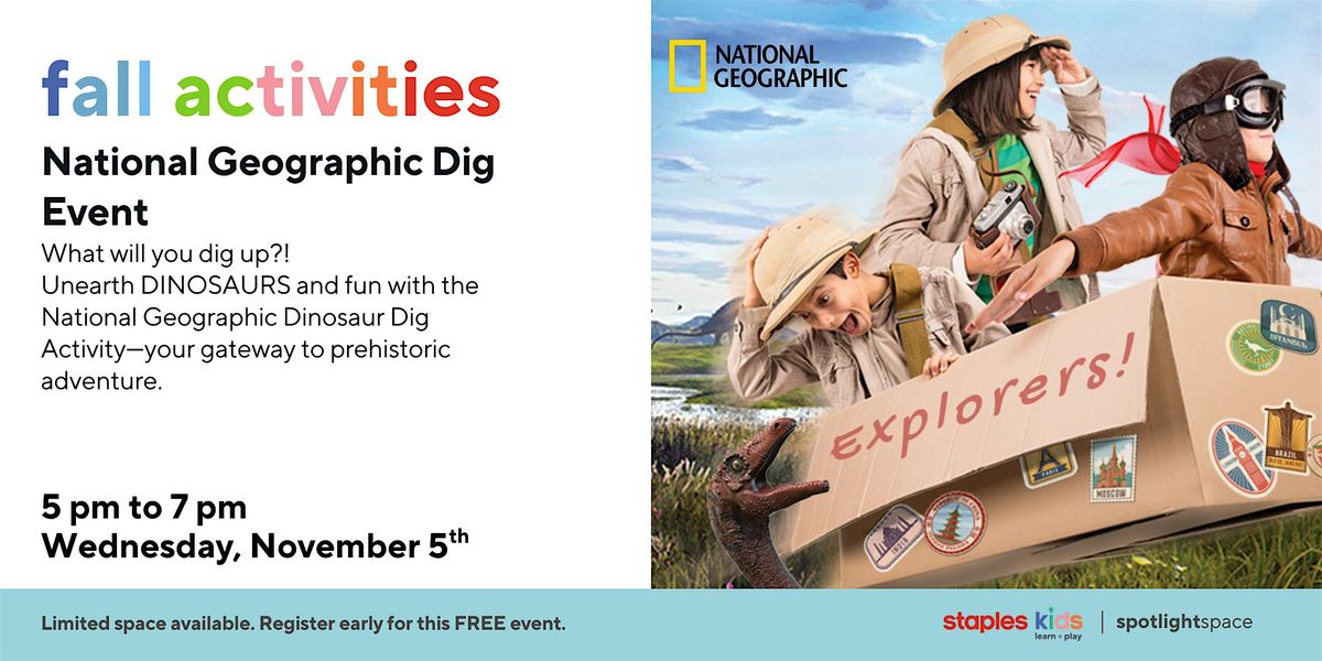National Geographic Dig Event at Staples Midtown Store 70