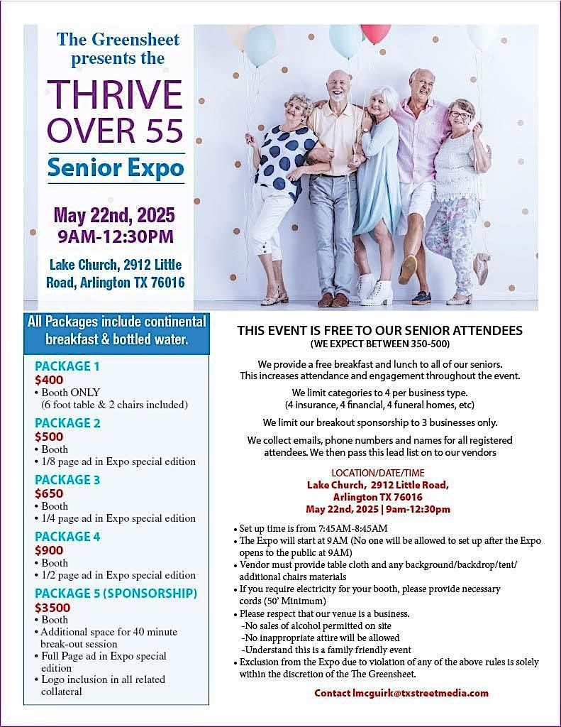 Thrive Over 55 Senior Expo