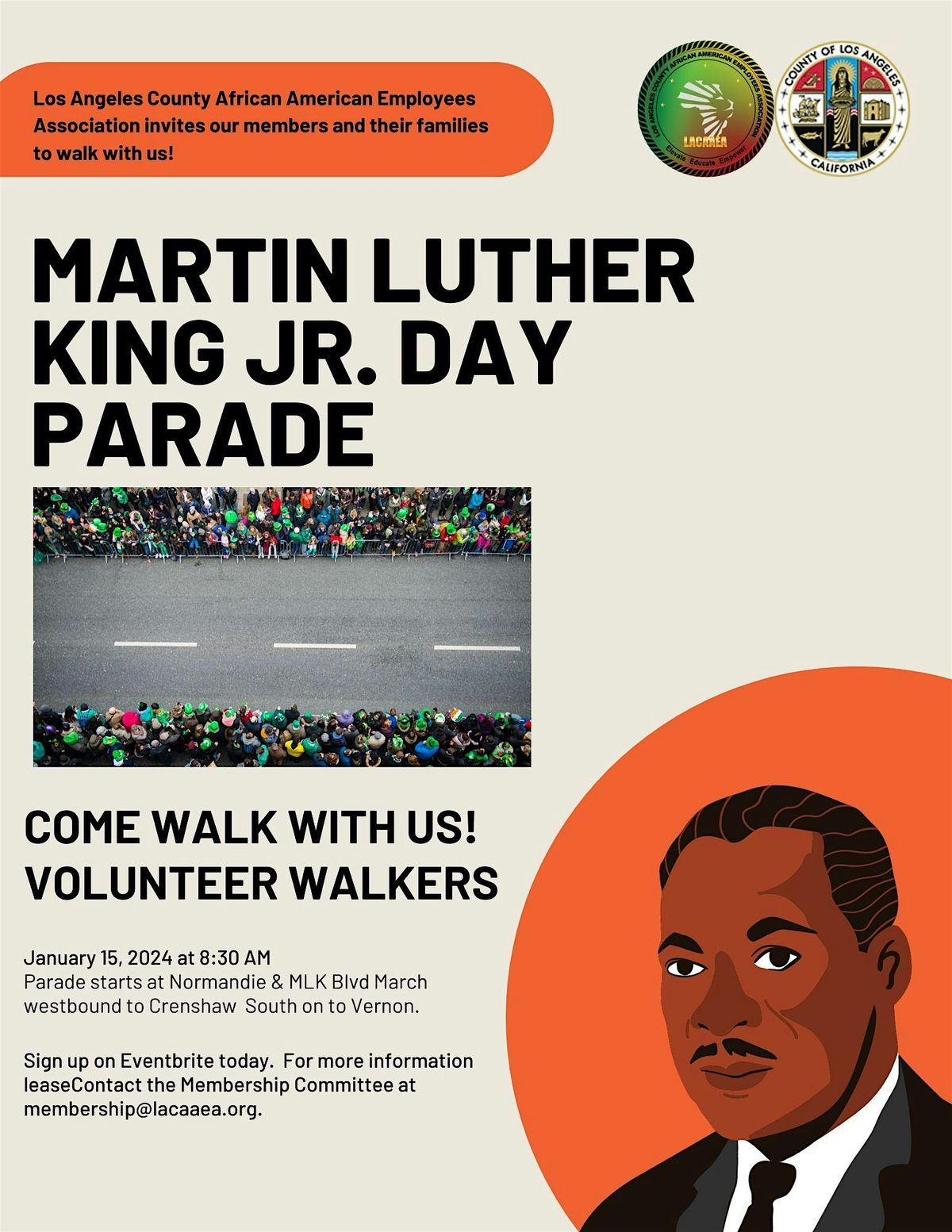 2025 MLK PARADE - VOLUNTEER