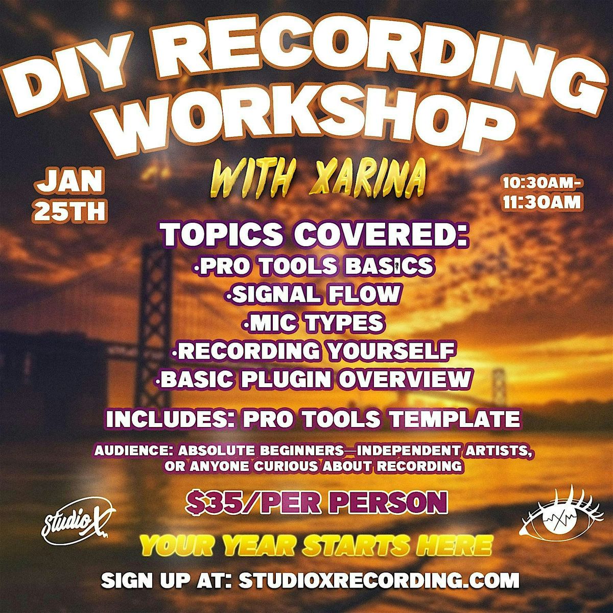 DIY Recording Workshop: Learn to Record Yourself Like a Pro