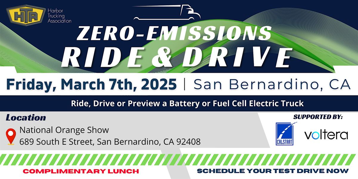 Zero Emissions Ride & Drive @ San Bernardino, CA