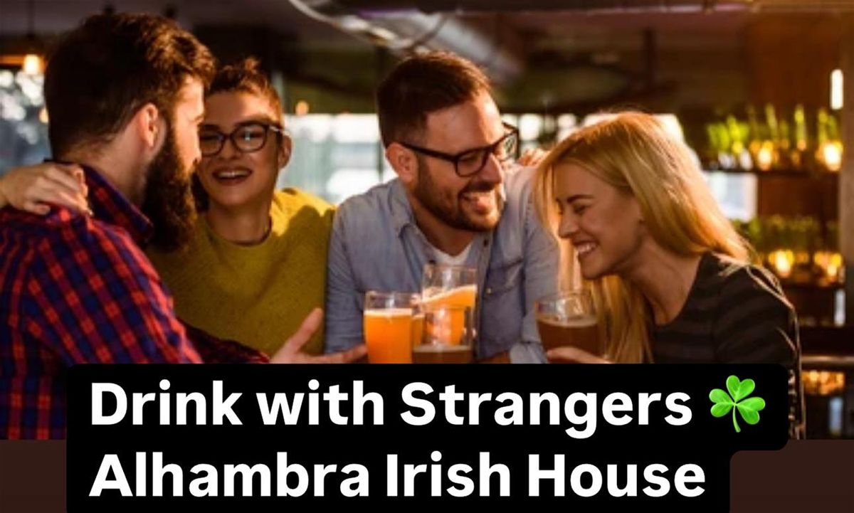 Drink with strangers. Food, drinks & new friendships.