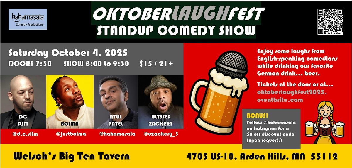 OKTOBER-LAUGH-FEST STANDUP COMEDY SHOW