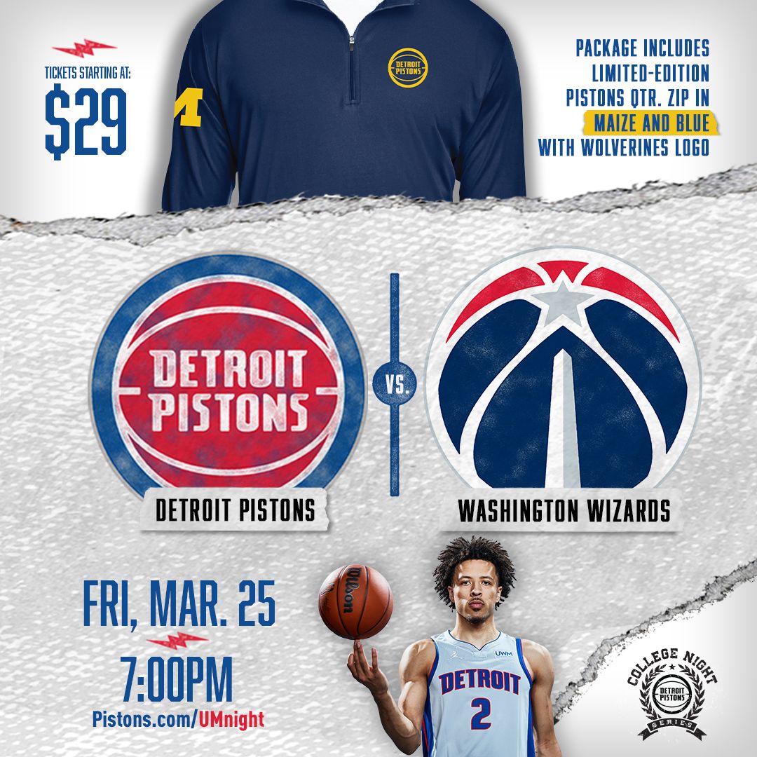 Detroit Pistons at Washington Wizards at Capital One Arena