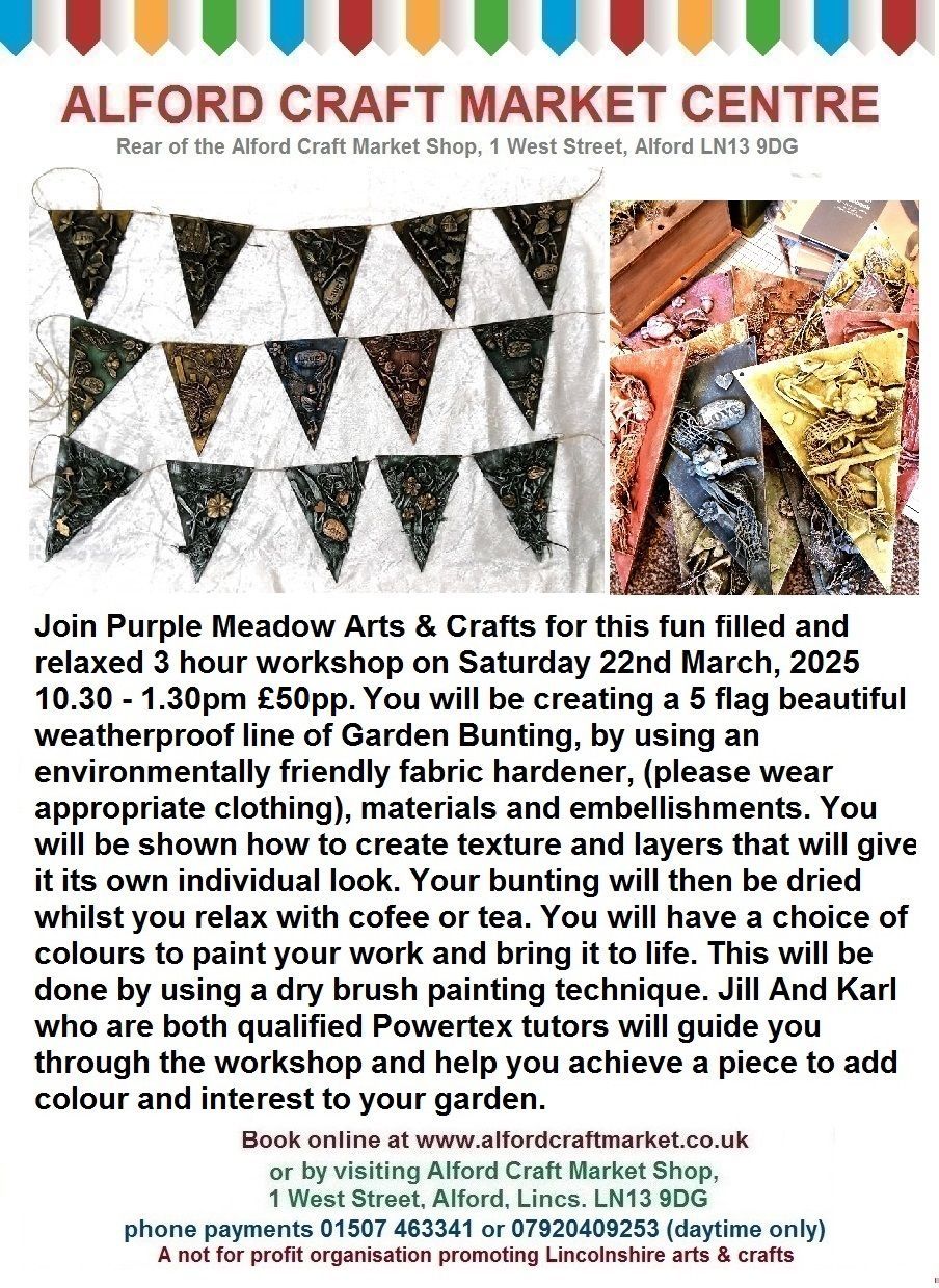 POWERTEX  GARDEN BUNTING