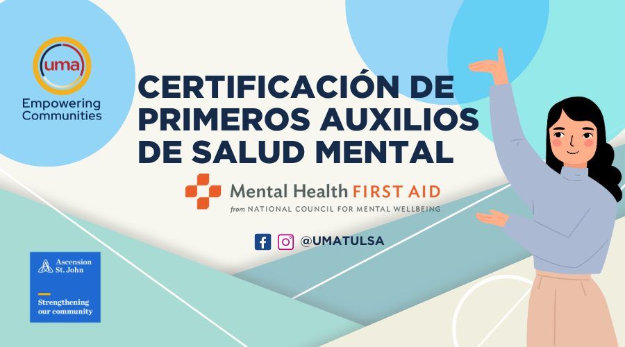 Certificaci\u00f3n en Primeros Auxilios de Salud Mental - Adultos en Espa\u00f1ol