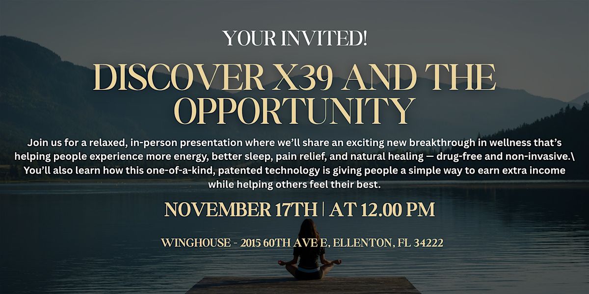 Discover a Wellness Breakthrough + Opportunity