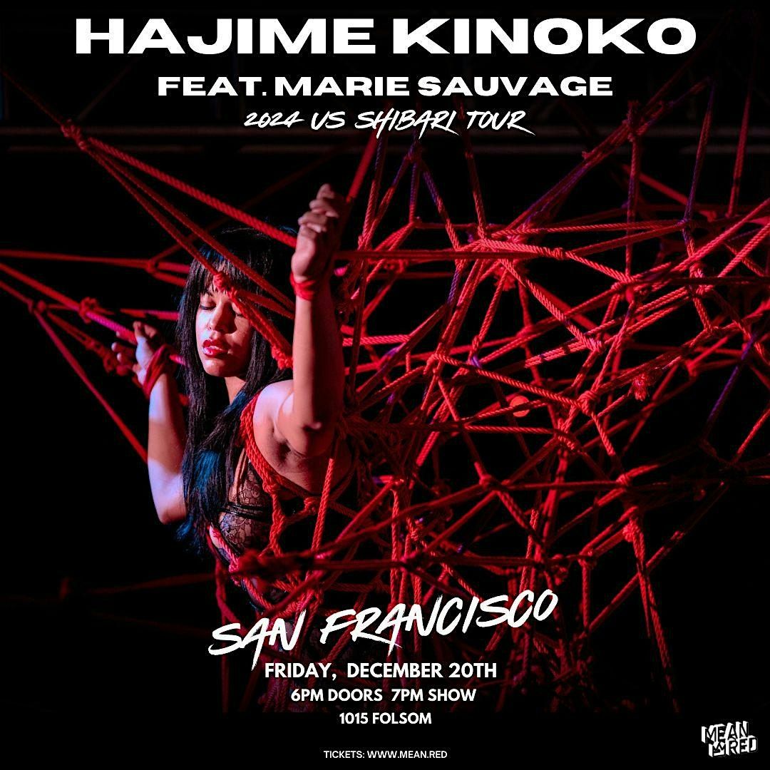 Hajime Kinoko & Marie Sauvage - Shibari Performance Tour 2024 - SF