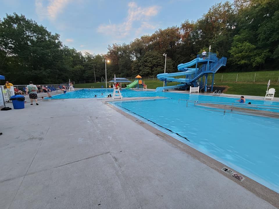 Swimming at Veteran's Memorial Pool at Lynch Field