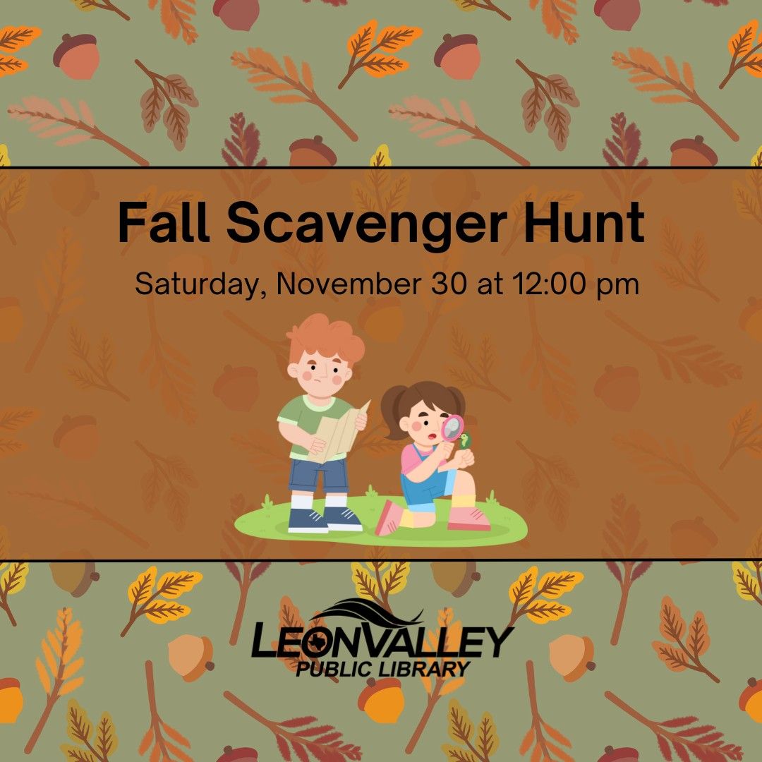 Fall Scavenger Hunt