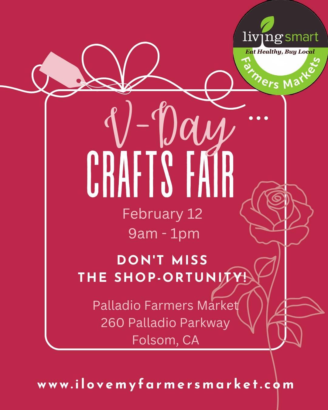 V-Day Crafts Fair at Palladio Farmers Market