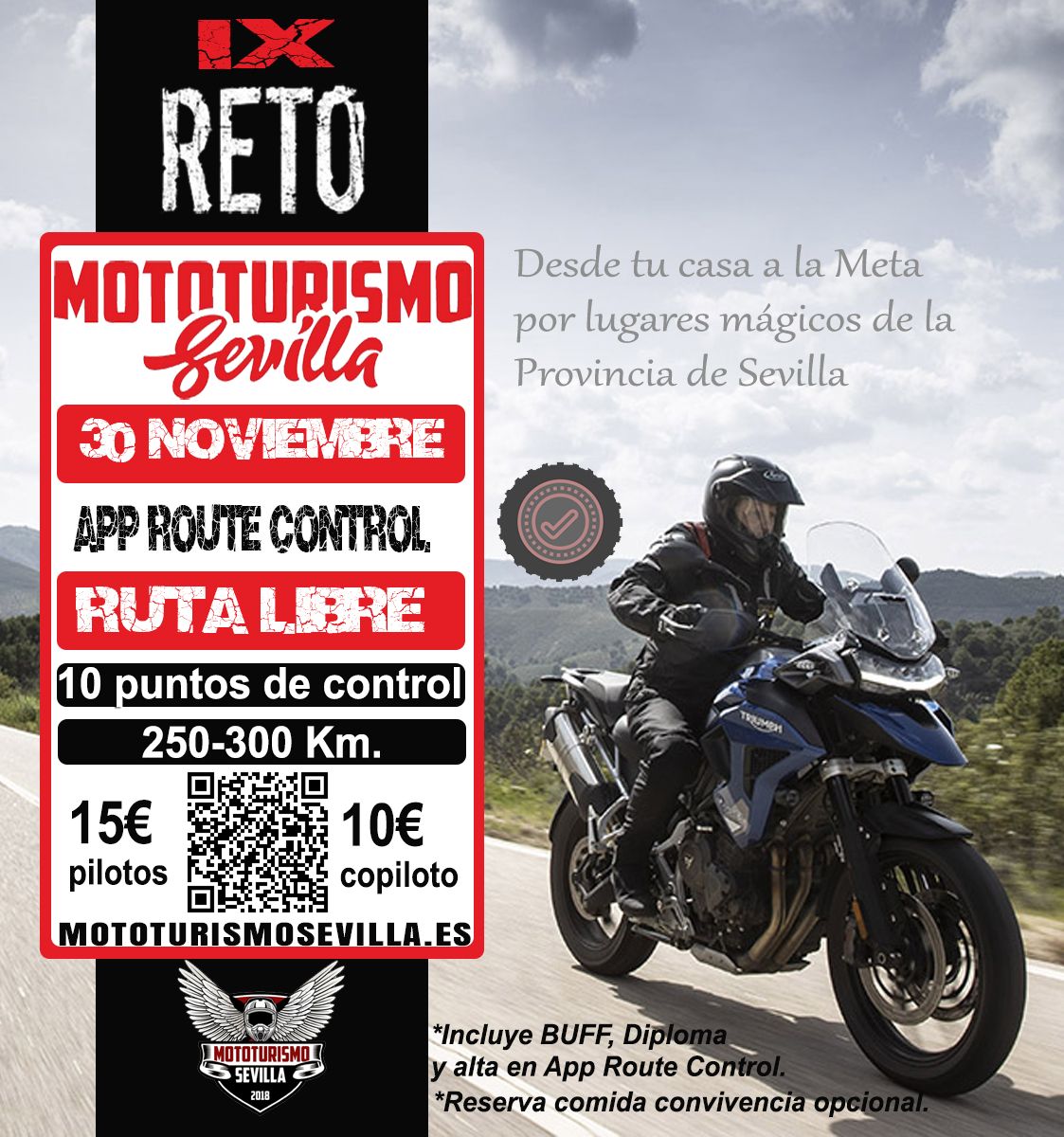 IX Reto Mototurismo Sevilla