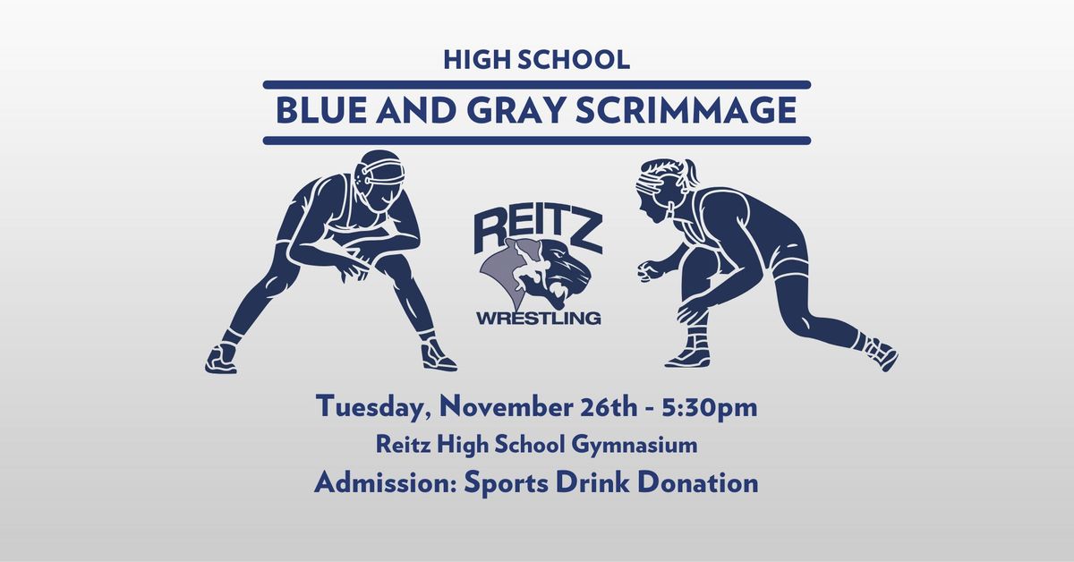 High School Blue and Gray Scrimmage